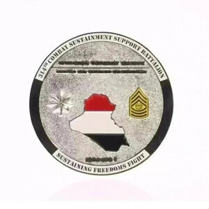 314th Combat Sustainment Support Battalion Task Force Scorpion Challenge Coin